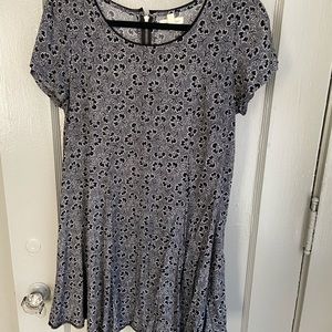 floral short sleeve dress